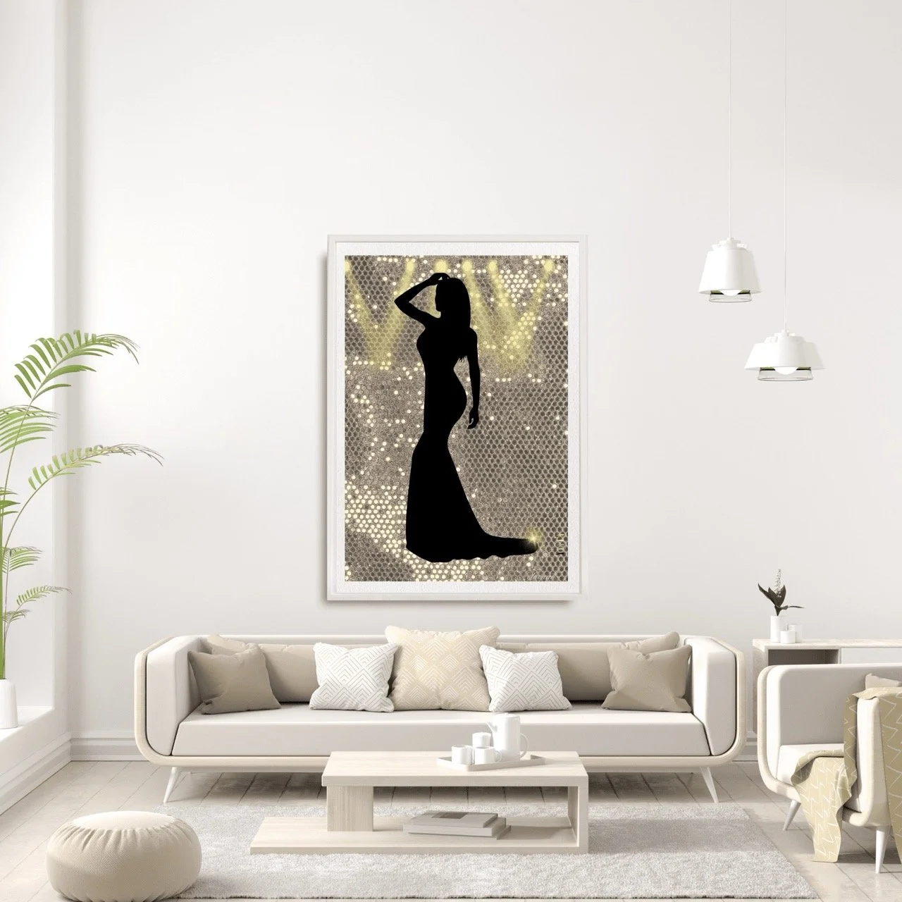 Silhouette on Stage Art Print - Sydney Artist, Eternal Art Prints - Eternal Art & Design