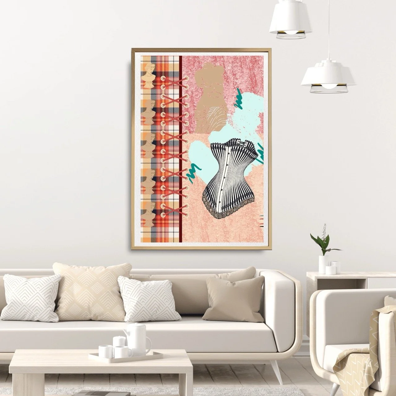 Vintage Corset Art Print, Sydney Artist - Eternal Art Prints - Eternal Art & Design