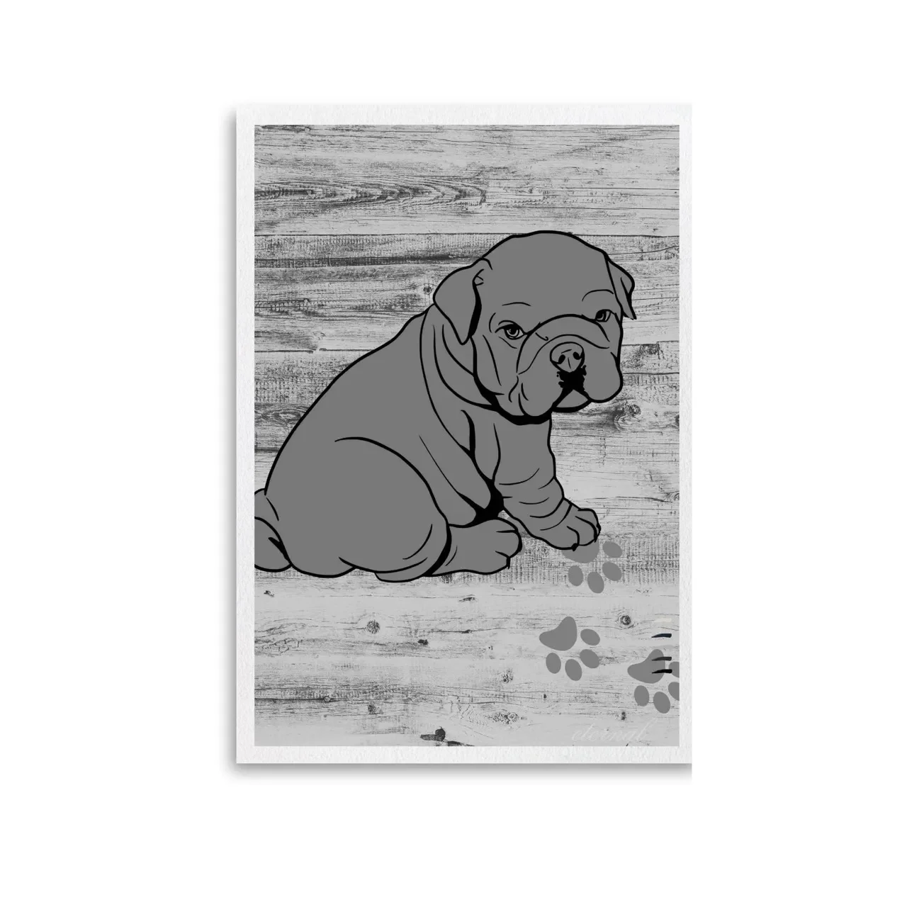 Unframed puppy print. A10014 Large_converted.webp