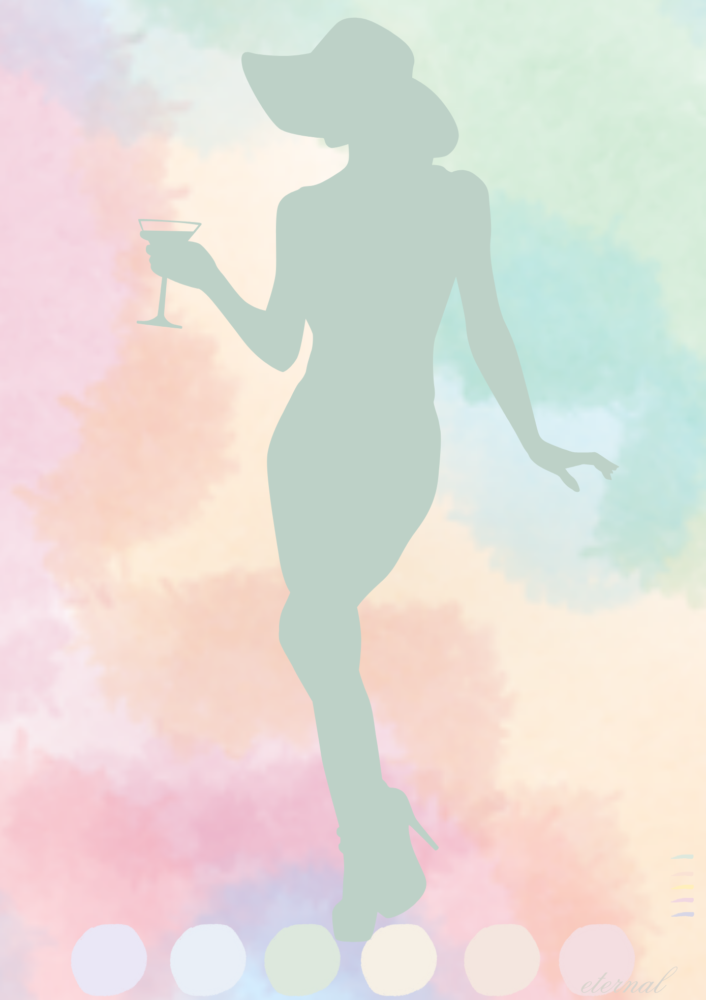 Festival Pastels Icon Art Print - Sydney Artist, Eternal Art & Design - Eternal Art & Design