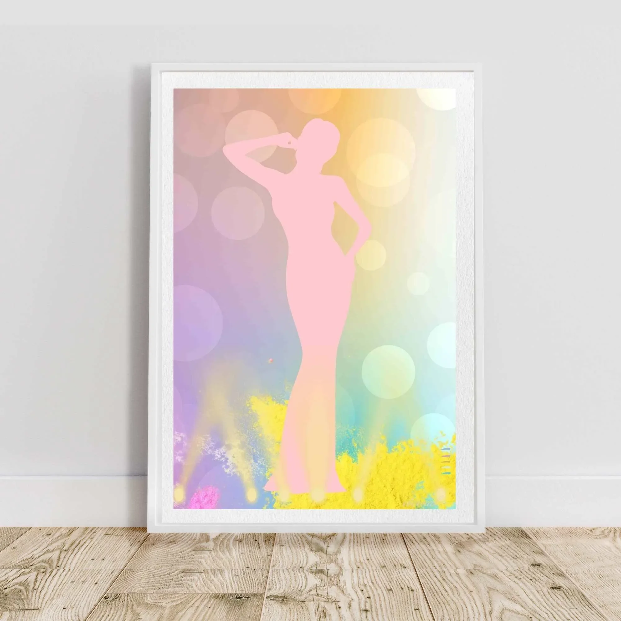 Female Stage icon in Pastel Art Print - Sydney Artist, Eternal Art Prints