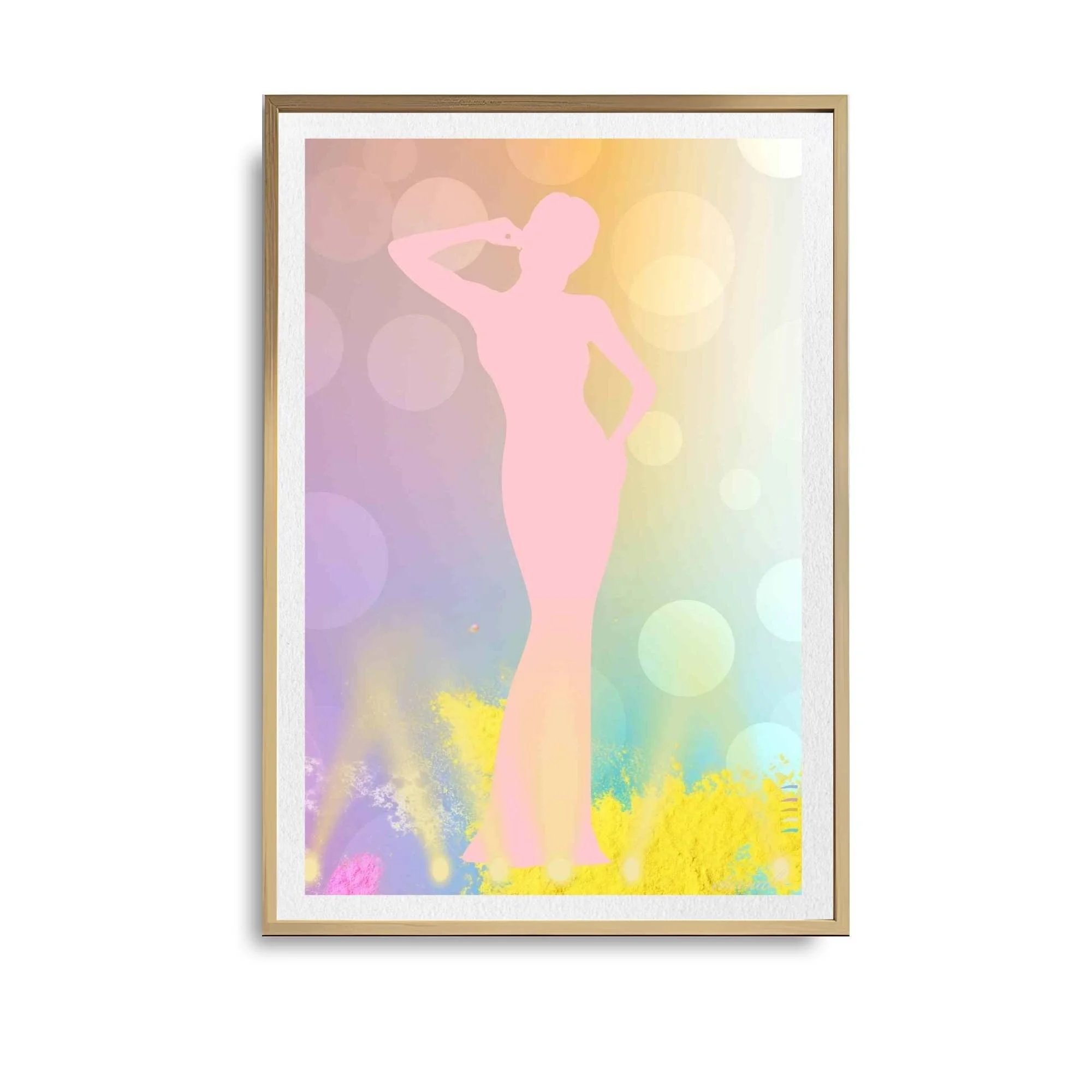 Female Stage icon in Pastel Art Print - Sydney Artist, Eternal Art Prints - Eternal Art & Design