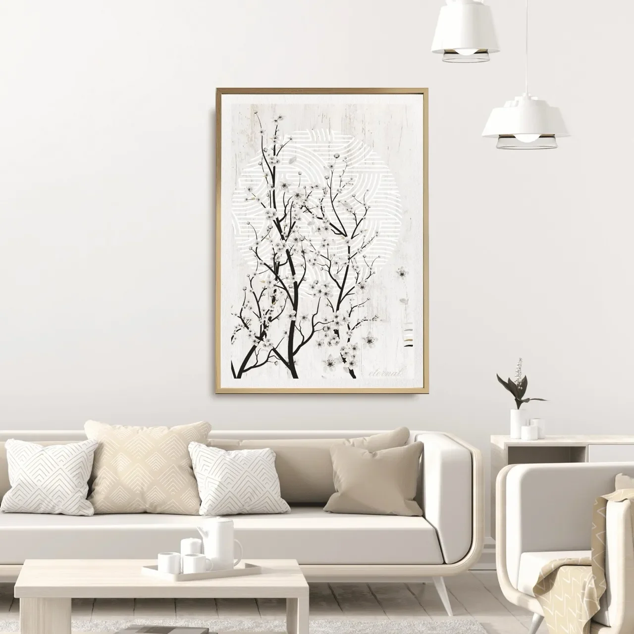 oak framed cherry blossom print. I10004 (2) Large_converted.webp