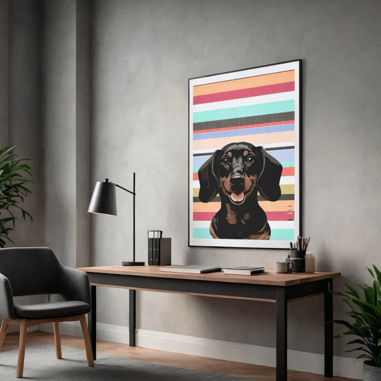 black-framed-sausage-dog-print-1-A10026 Large_converted.webp