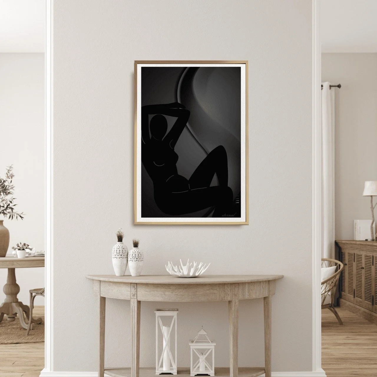 Female Mystic Silhouette Art Print, Sydney Artist - Eternal Art & Design - Eternal Art & Design