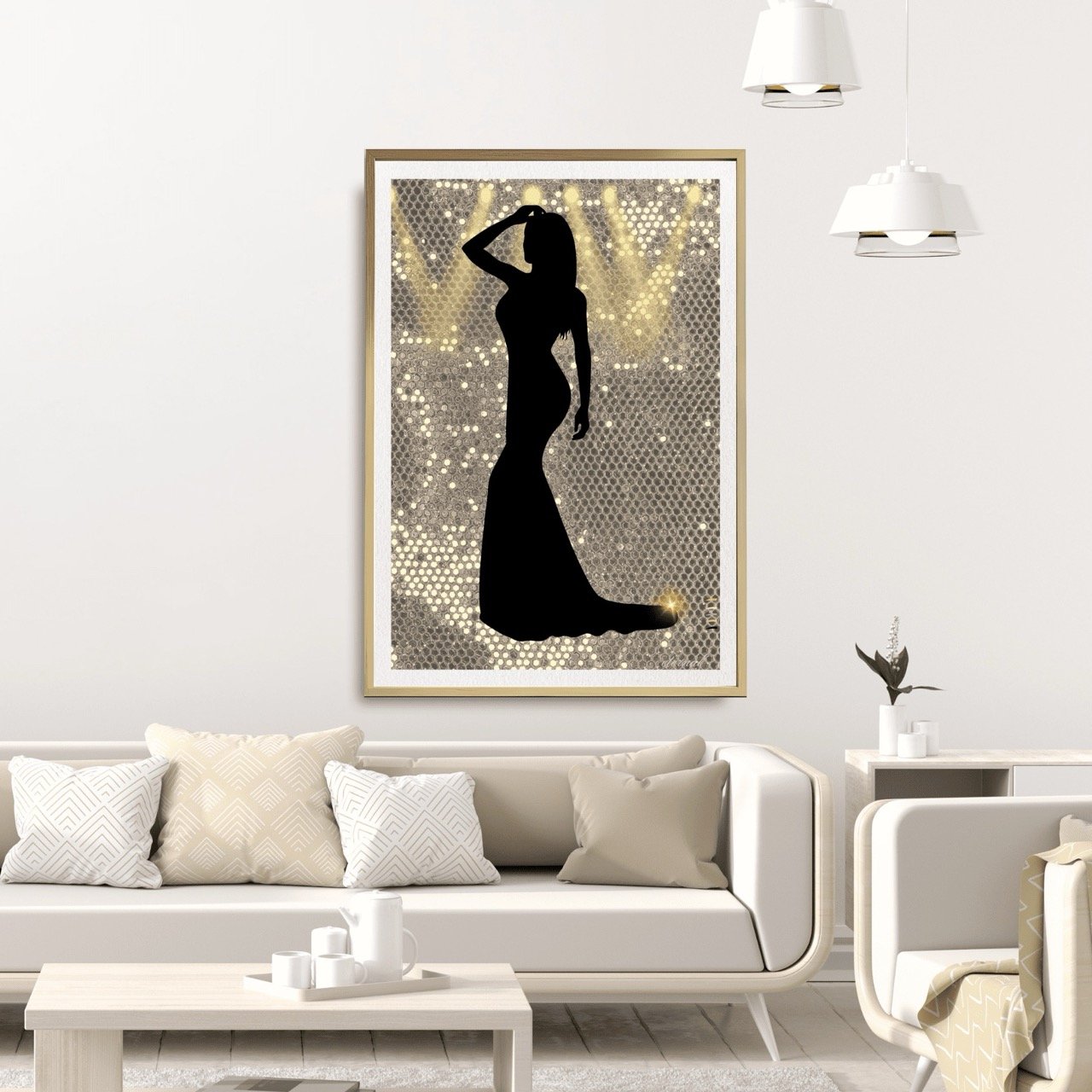 Silhouette on Stage Art Print - Sydney Artist, Eternal Art Prints - Eternal Art & Design