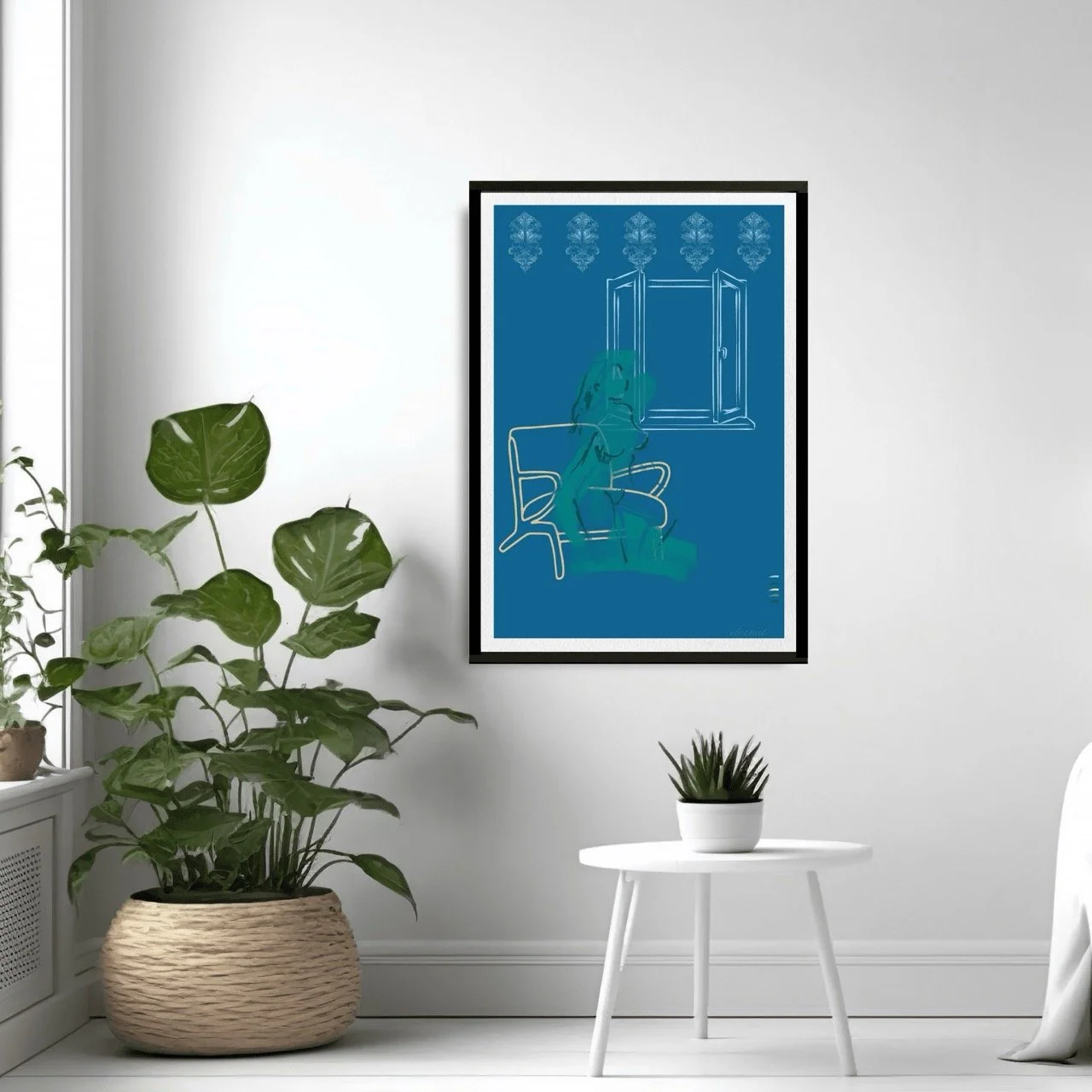 Female figure Nude in Window Wall Art Print, Sydney Artist - Eternal Art Prints - Eternal Art & Design