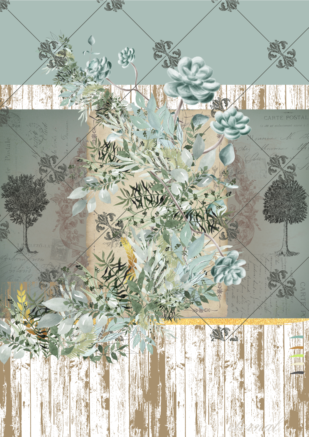 Elegant Floral Botanical Print - Special Edition Wall Art Eternal Art Prints