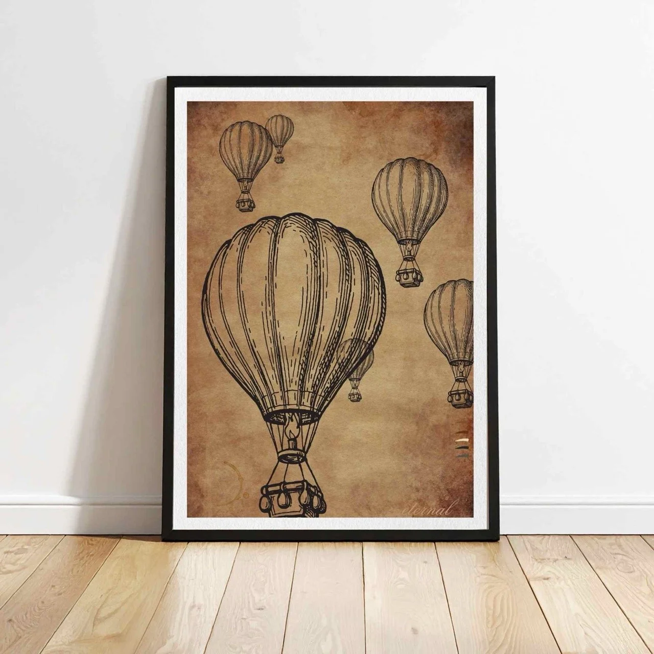 Hot Air Balloons Wall Art Print , Eternal Art Prints - Eternal Art & Design