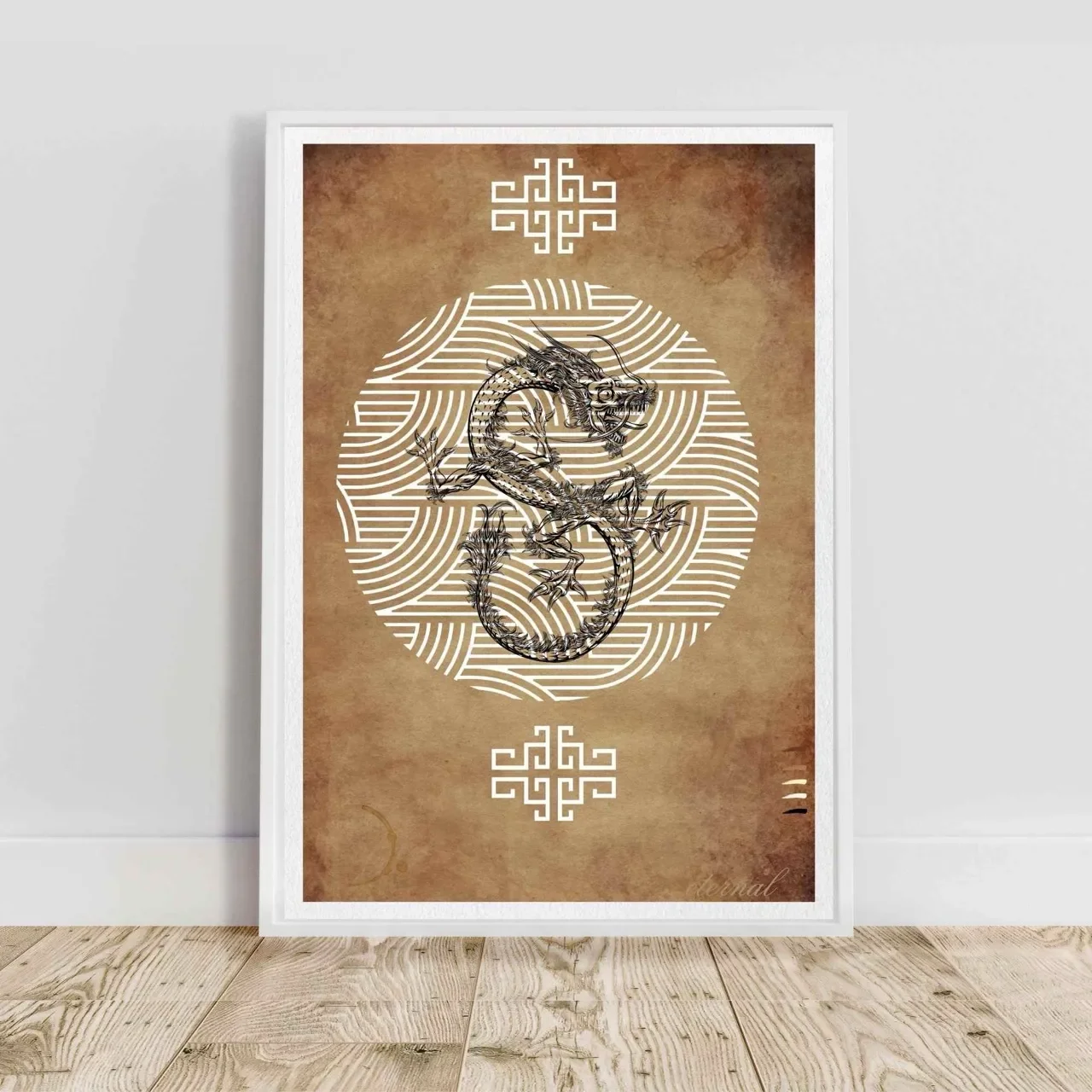 whaite framed dragon I10002 Large cnr_converted.webp