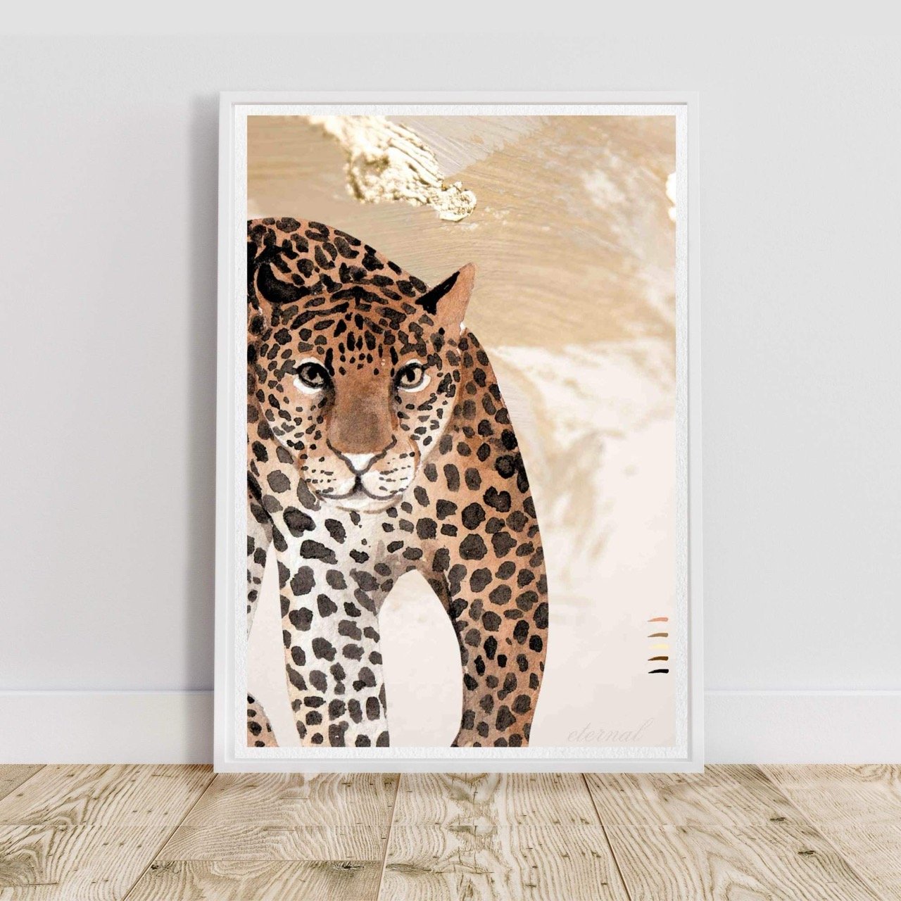 Cheetah Big Cat Wall Art Print - Sydney Artist, Eternal Art Prints - Eternal Art & Design
