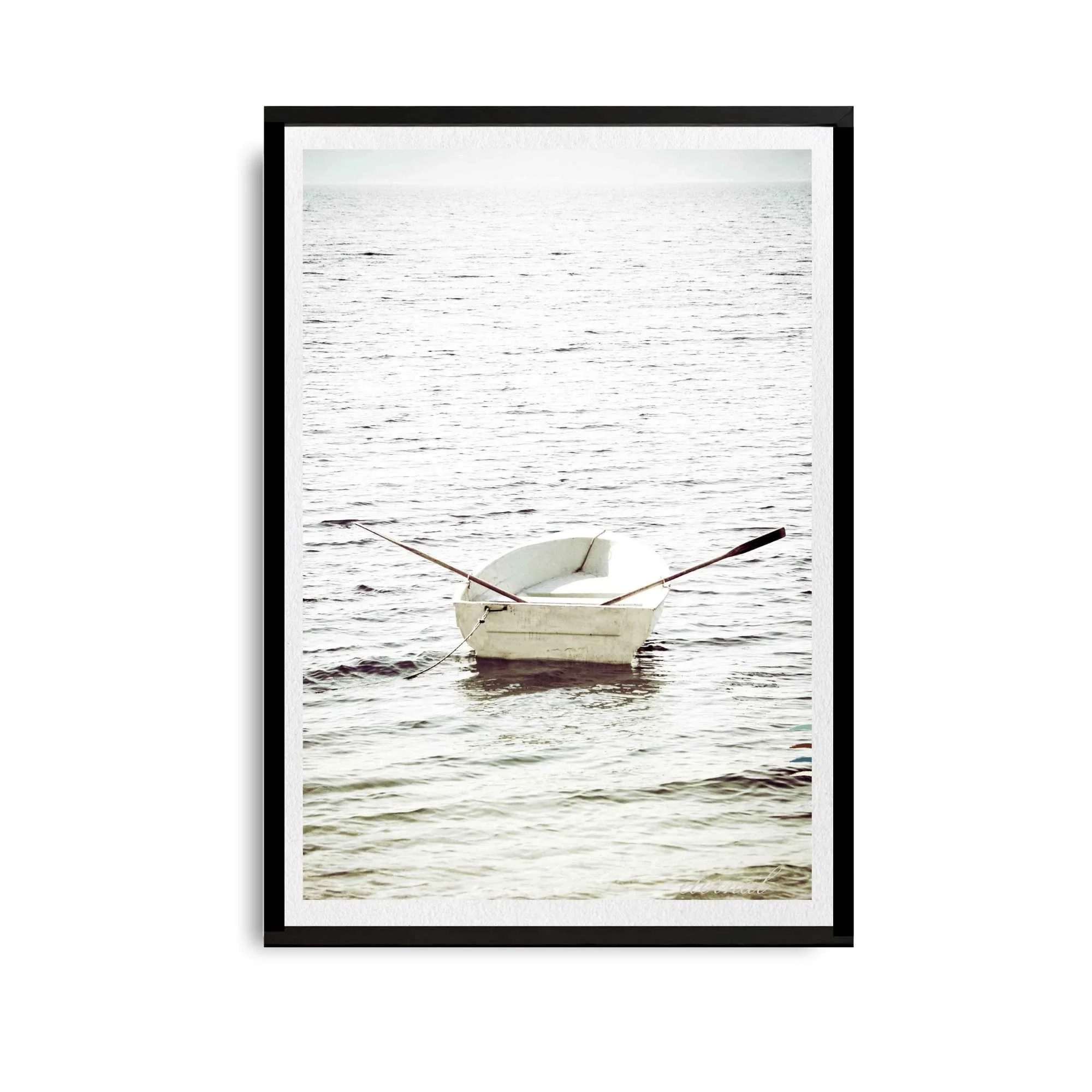 Nautical Rustic Tranquil Rowboat Wall Art Print, Eternal Art Prints - Eternal Art & Design