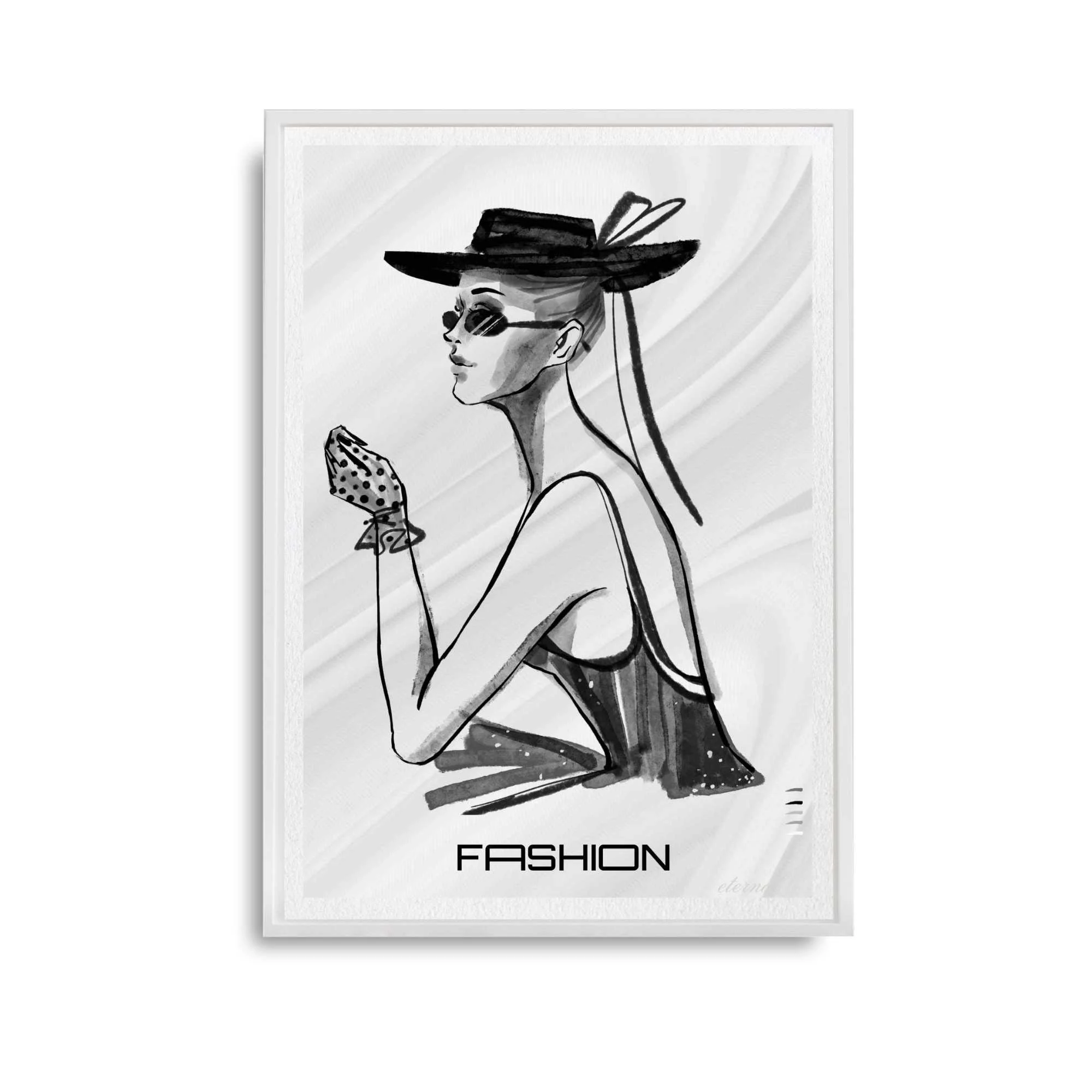 Fashion-inspired Woman in Style Art Print - Sydney Artist, Eternal Art Prints - Eternal Art & Design