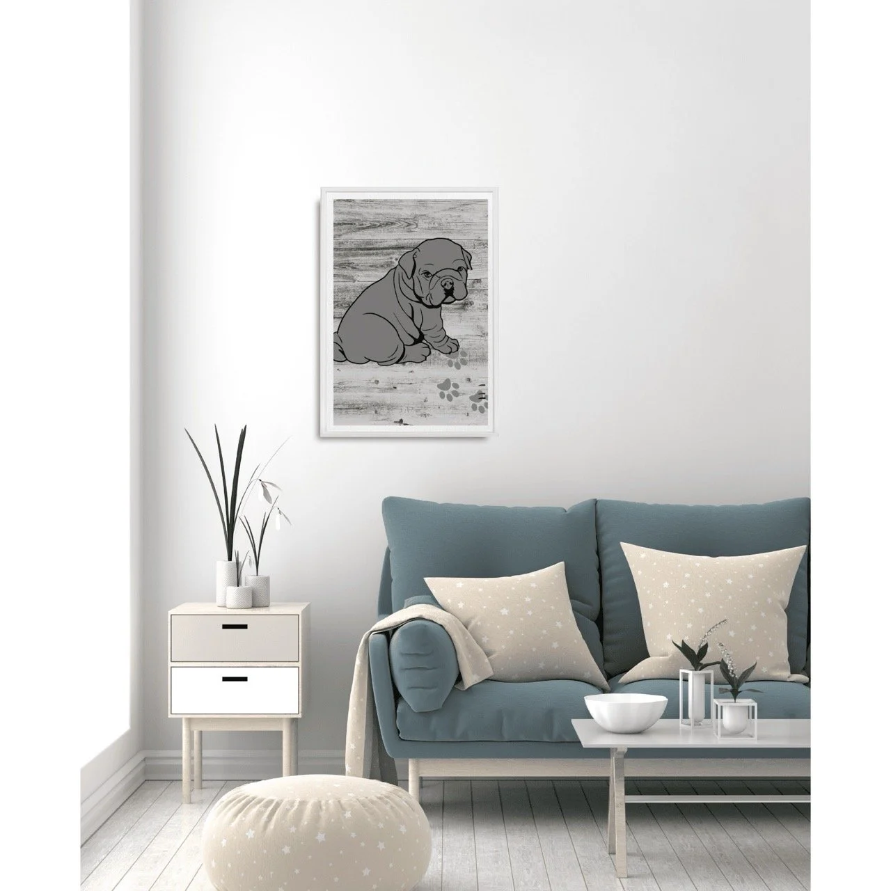 Puppy French Bulldog Wall Art Print - Sydney Artist, Eternal Art Prints - Eternal Art & Design