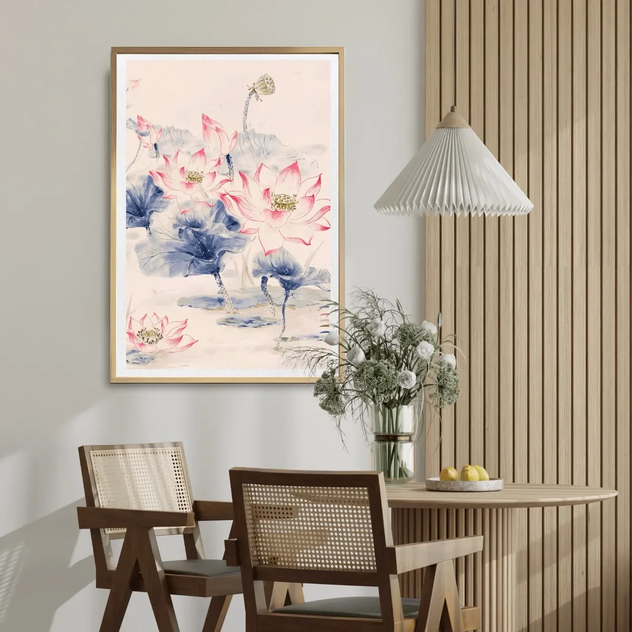 oak framed floral print. I10015 Large_converted.webp