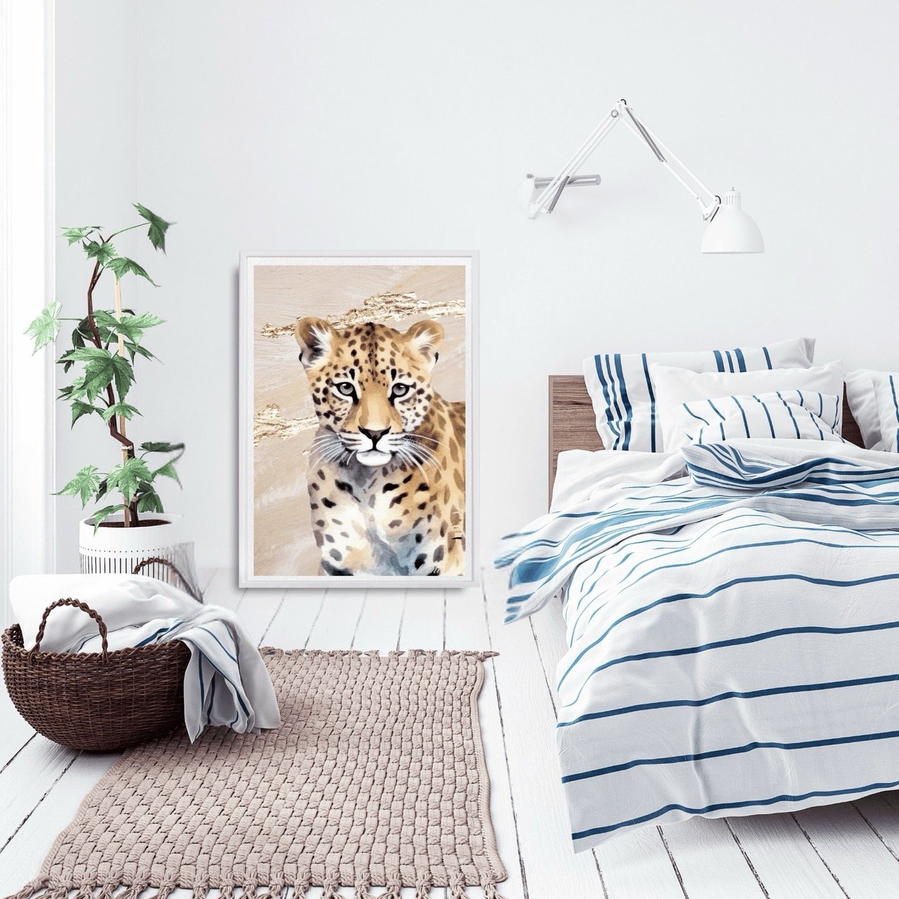 Leopard Cub Wall Art Print - Sydney Artist, Eternal Art Prints - Eternal Art & Design