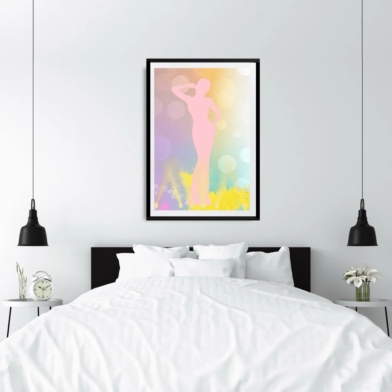 Female Stage icon in Pastel Art Print - Sydney Artist, Eternal Art Prints - Eternal Art & Design