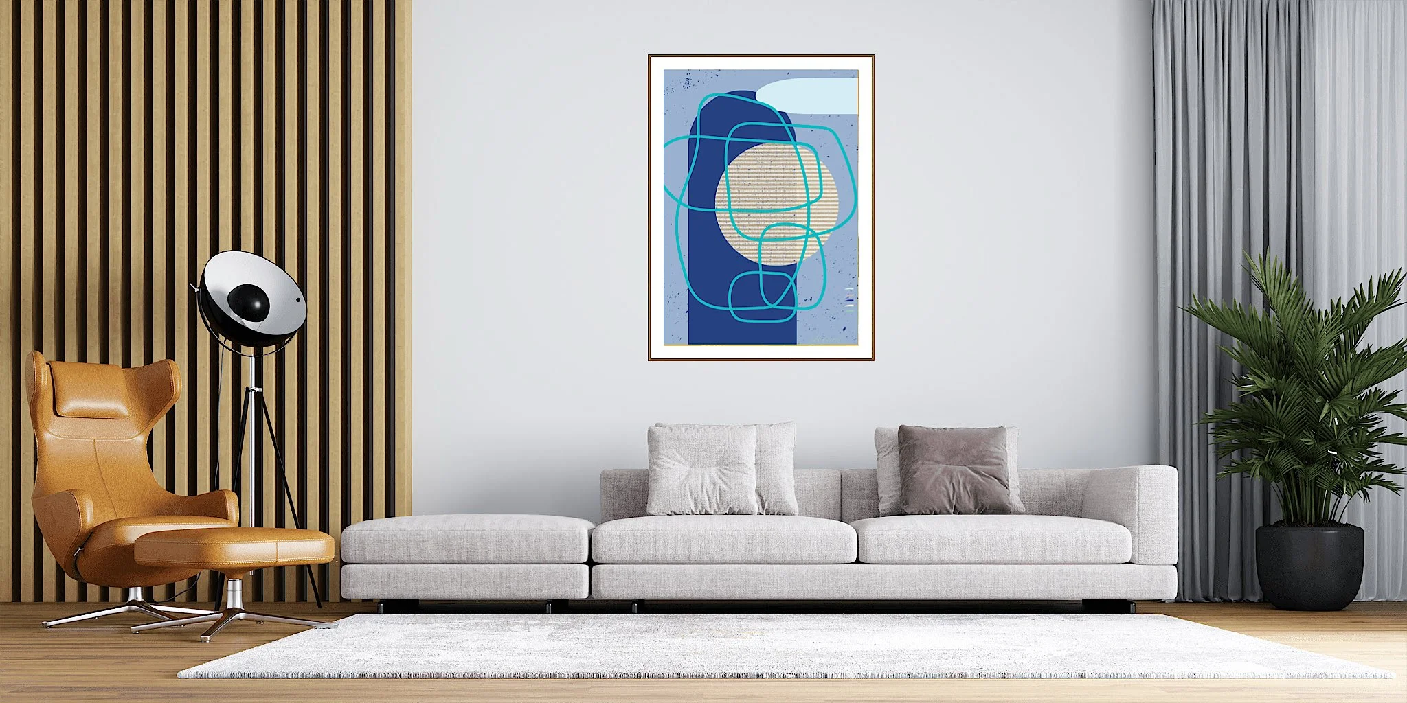 Abstract Lines 3 Art Print - Sydney Artist, Eternal Art & Design - Eternal Art & Design