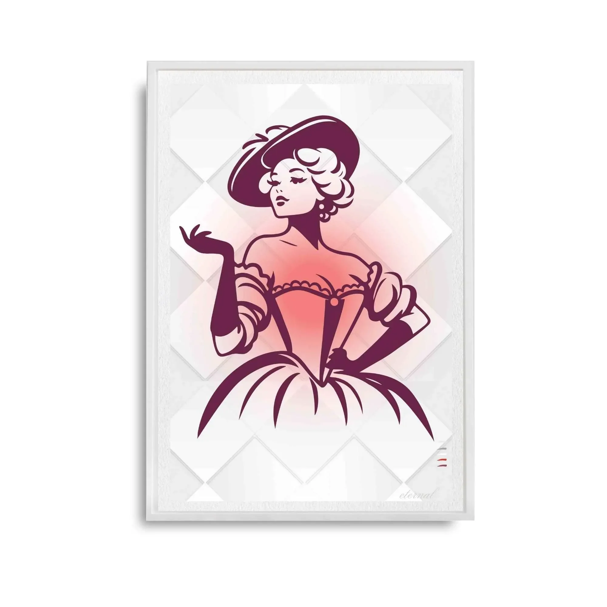 white framed print. N10061 wht bg_converted.webp