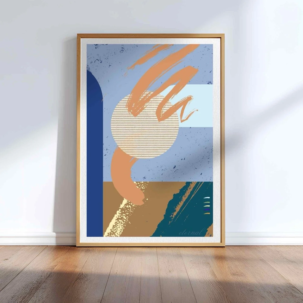 Modern Abstract Brushstrokes Art Print - Sydney Artist, Eternal Art Prints - Eternal Art & Design