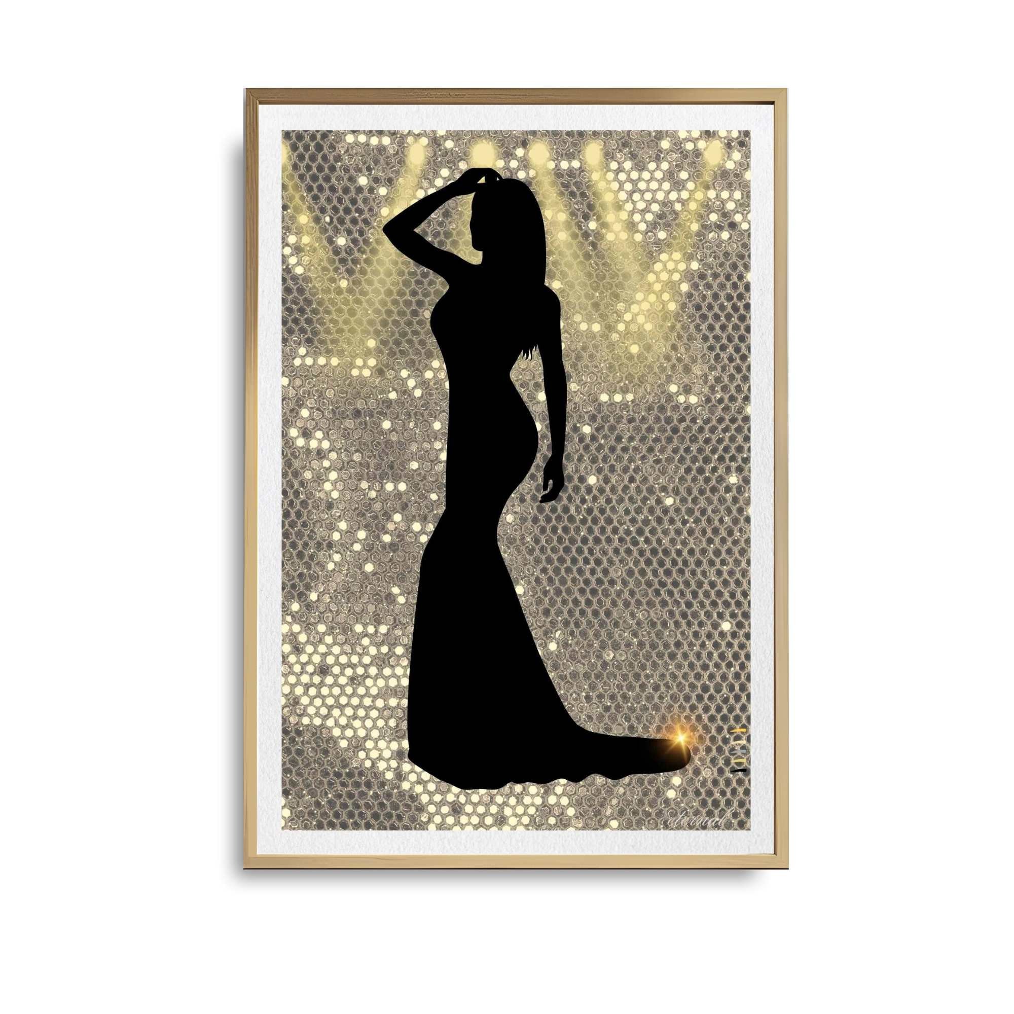 Silhouette on Stage Art Print - Sydney Artist, Eternal Art Prints - Eternal Art & Design