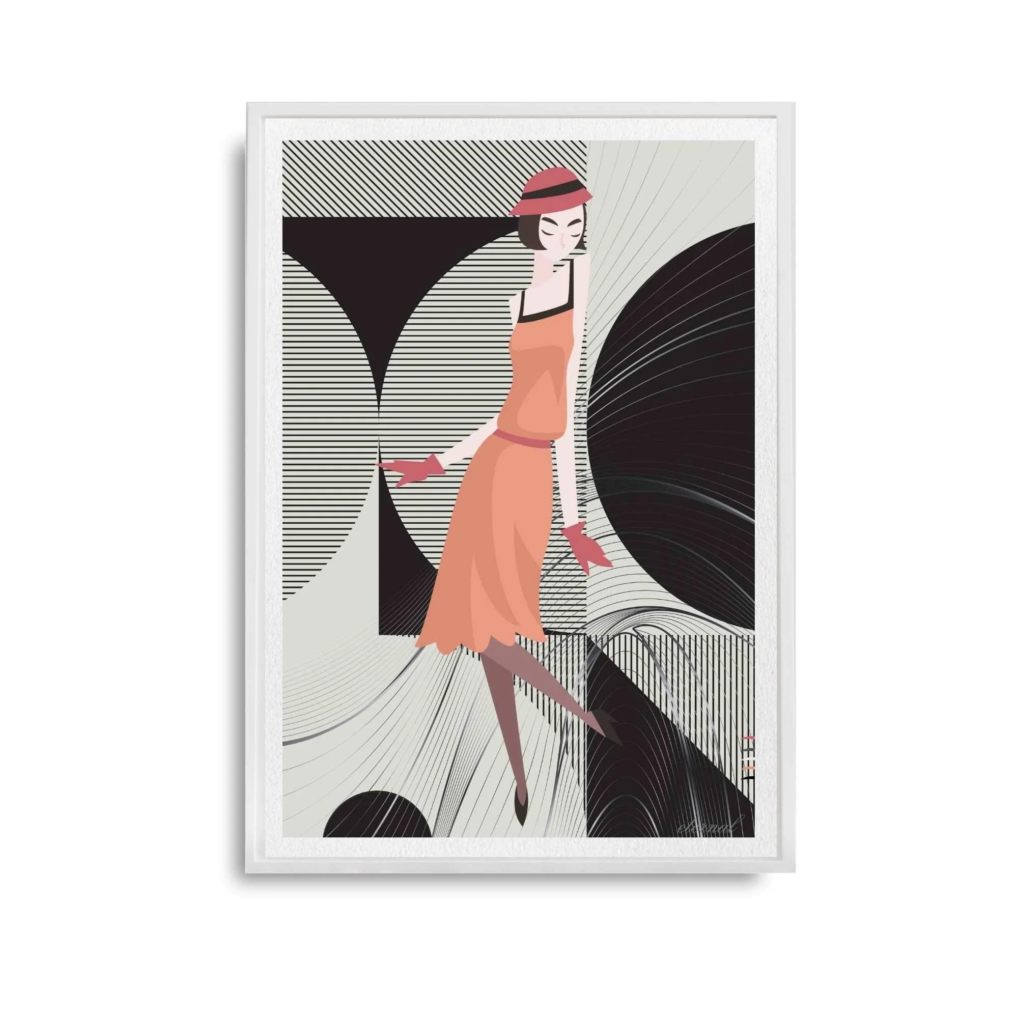 Glamorous 1920s Woman Art Deco Print - Sydney Artist, Eternal Art Prints - Eternal Art & Design