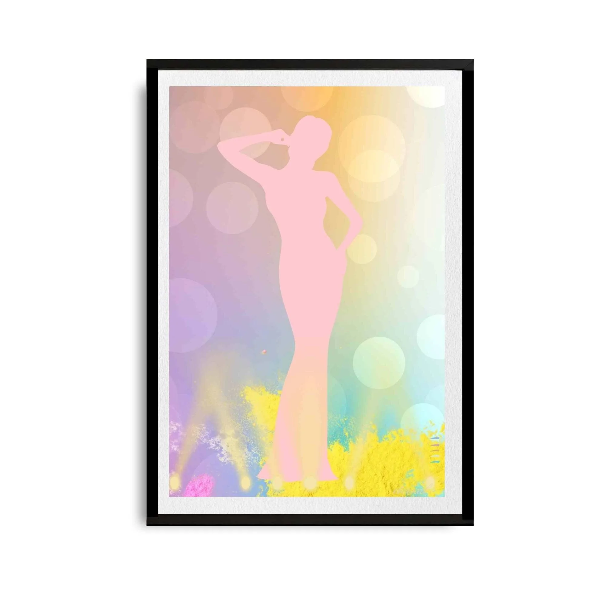 Female Stage icon in Pastel Art Print - Sydney Artist, Eternal Art Prints - Eternal Art & Design