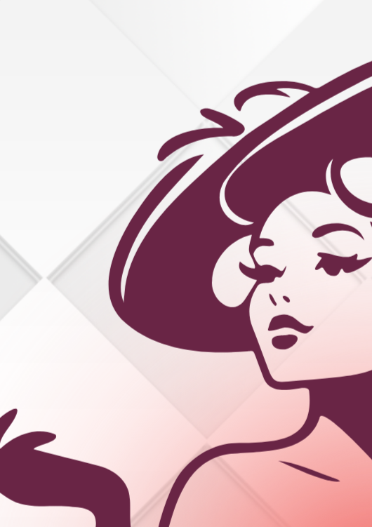 Retro Belle Icon in Bustier Print - Sydney Artist, Eternal Art & Design - Eternal Art & Design