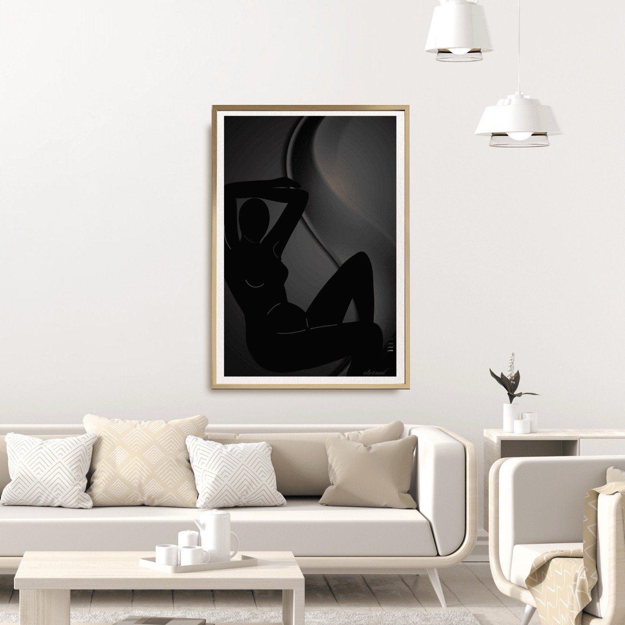 Female Mystic Silhouette Art Print, Sydney Artist - Eternal Art & Design - Eternal Art & Design