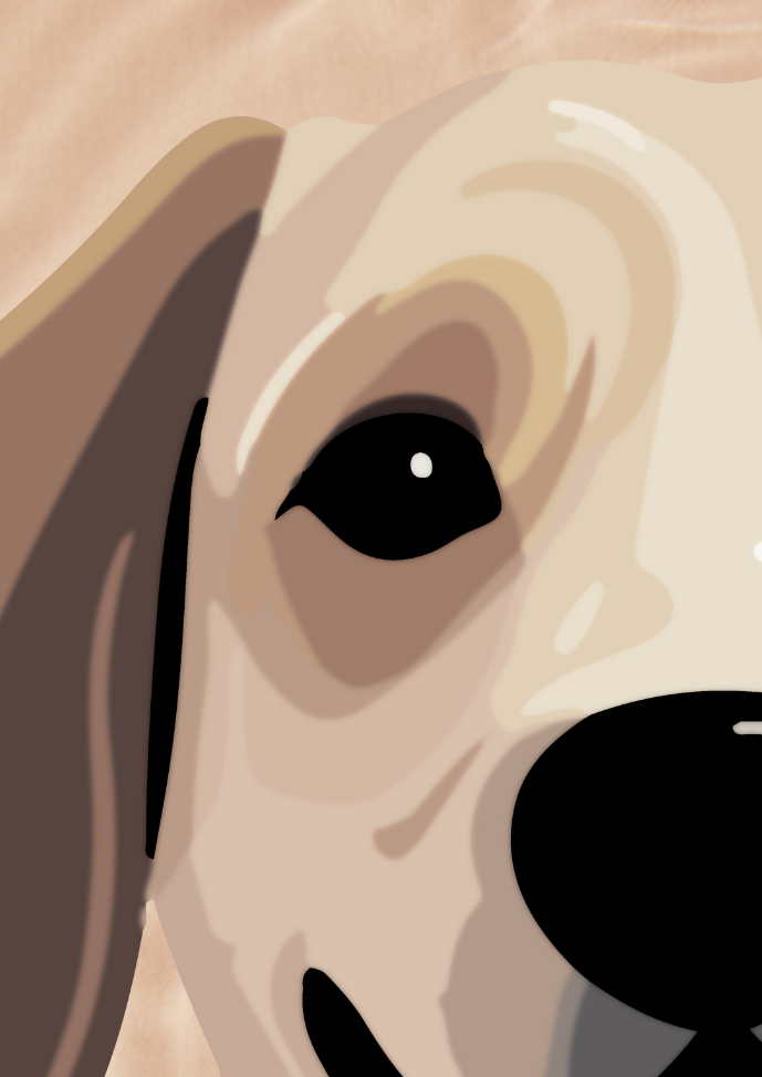 Labrador Dog Wall Art Print - Sydney Artist, Eternal Art & Design - Eternal Art & Design