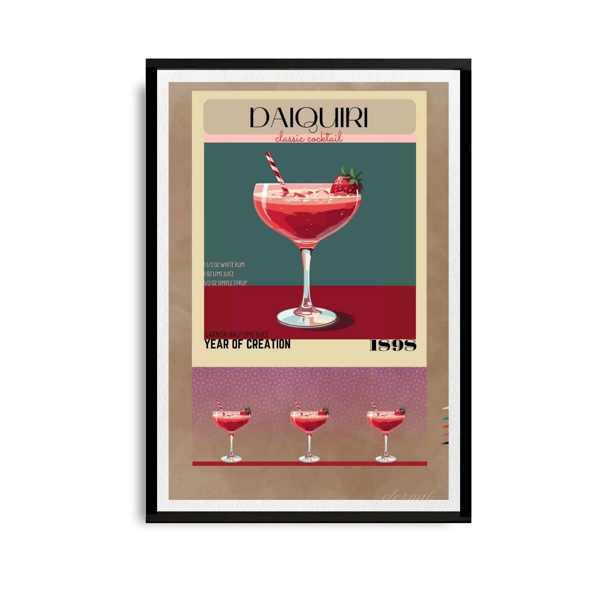 black framed print. I10080 wht bg.jpg