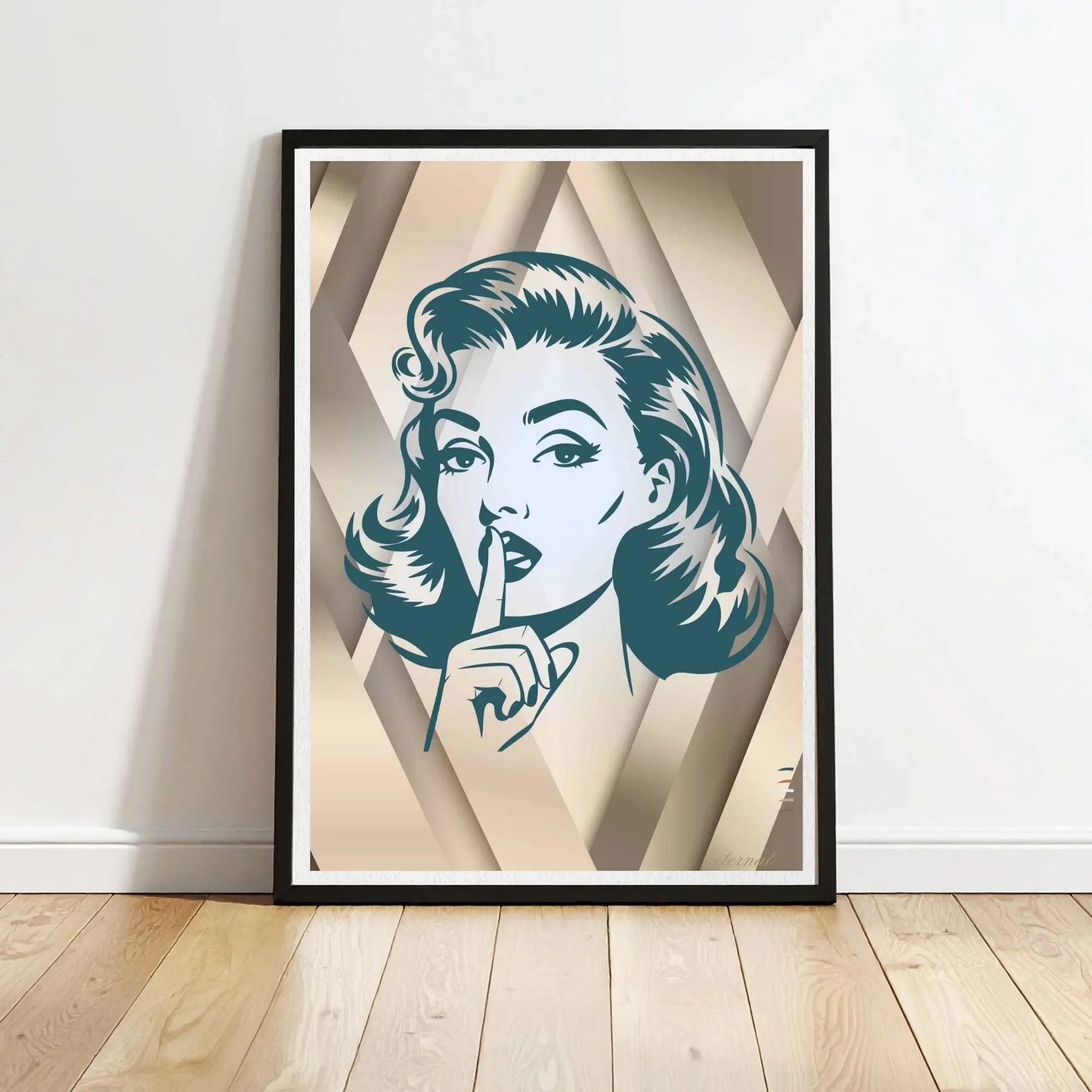 shh black framed print N10059 cnr_converted.webp