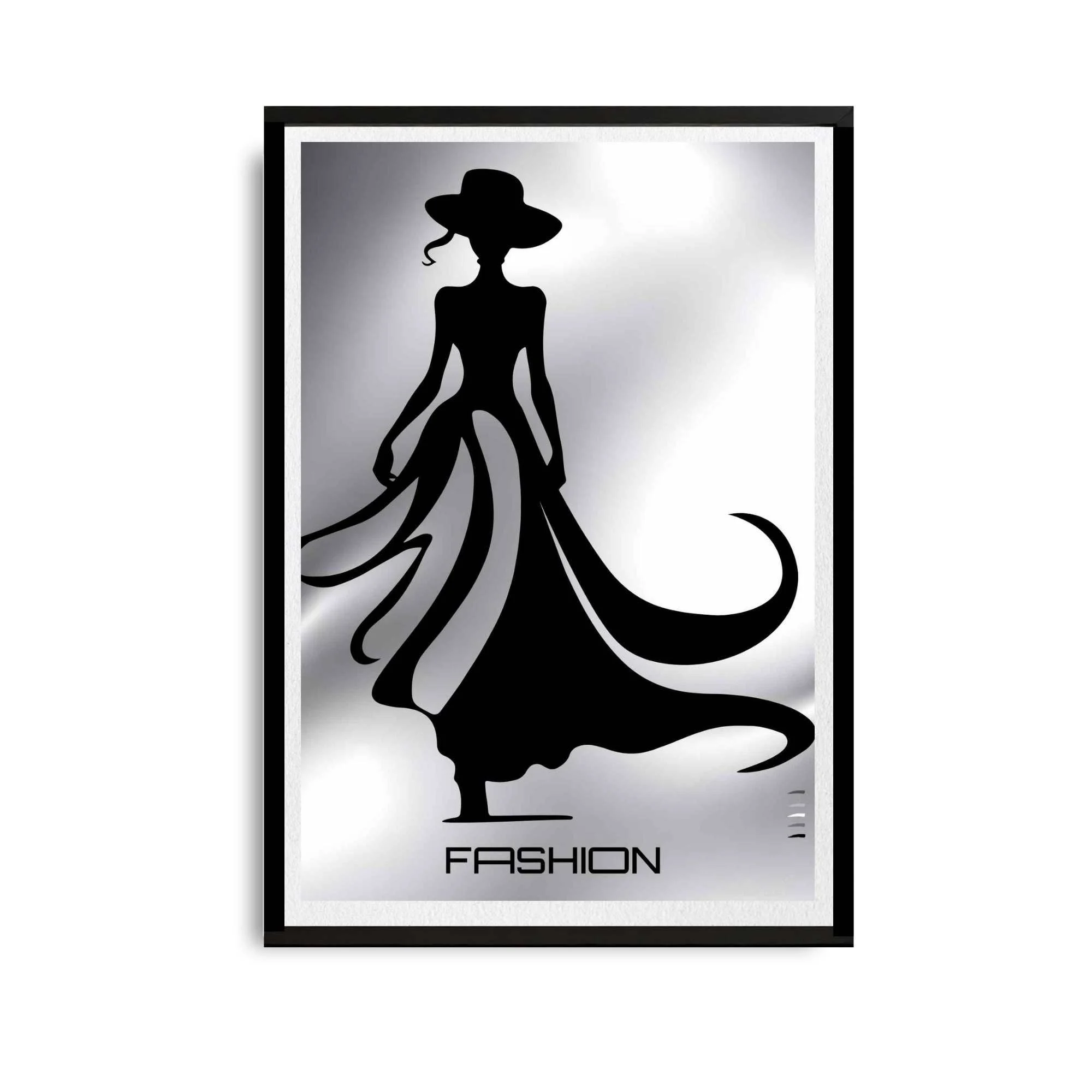 Fashion -inspired Female Silhouette Runway - Sydney Artist, Eternal Art Prints - Eternal Art & Design