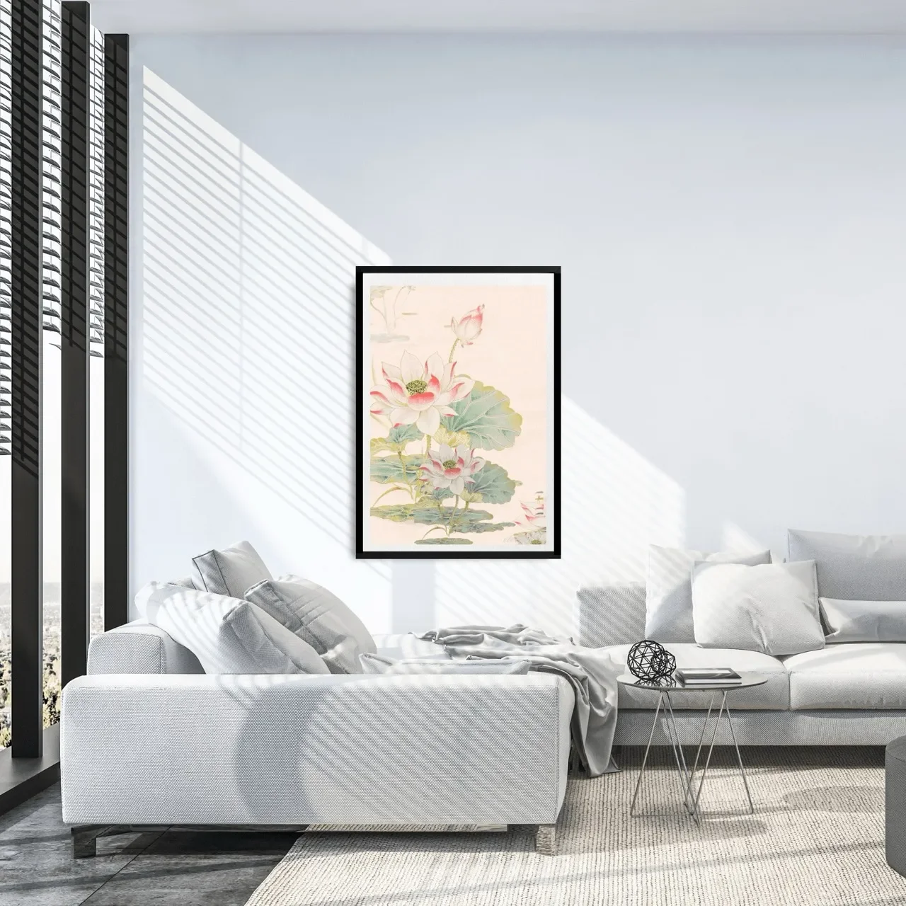 black framed oriental print. I10014 (2) Large_converted.webp