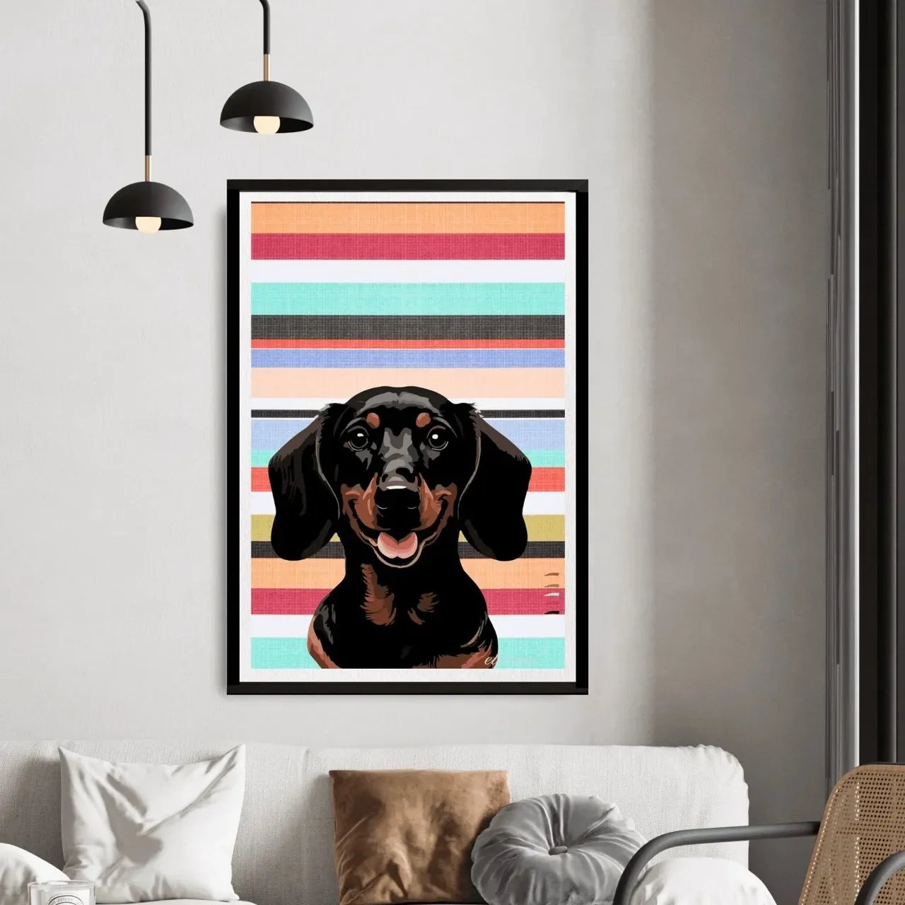 black-framed-sausage-dog-print3-A10026 Large_converted.webp