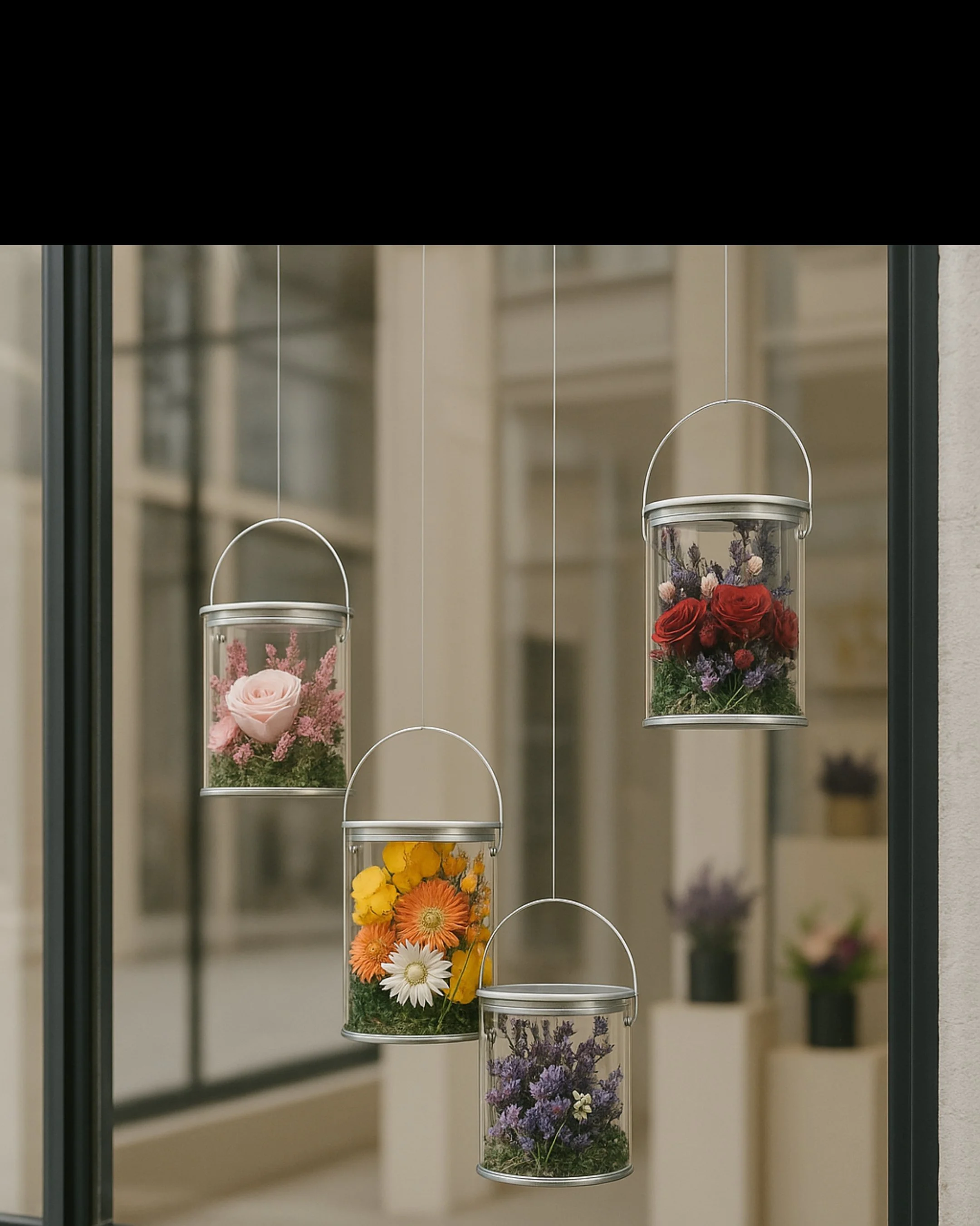 Love Bud Tins Set of 4 - Eternal Stems - Eternal Art & Design