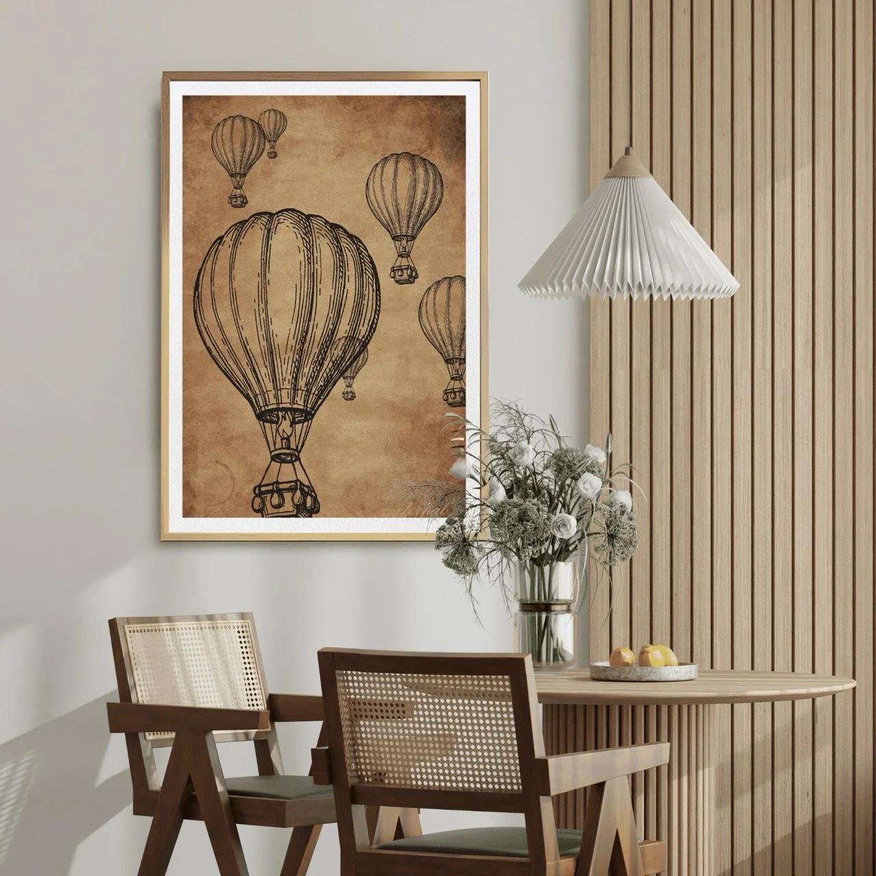 Hot Air Balloons Wall Art Print , Eternal Art Prints - Eternal Art & Design