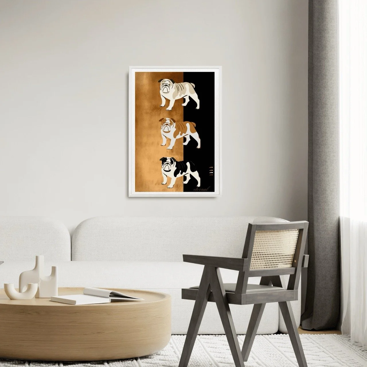 French Bulldog Wall Art Print - Sydney Artist, Eternal Art Prints - Eternal Art & Design