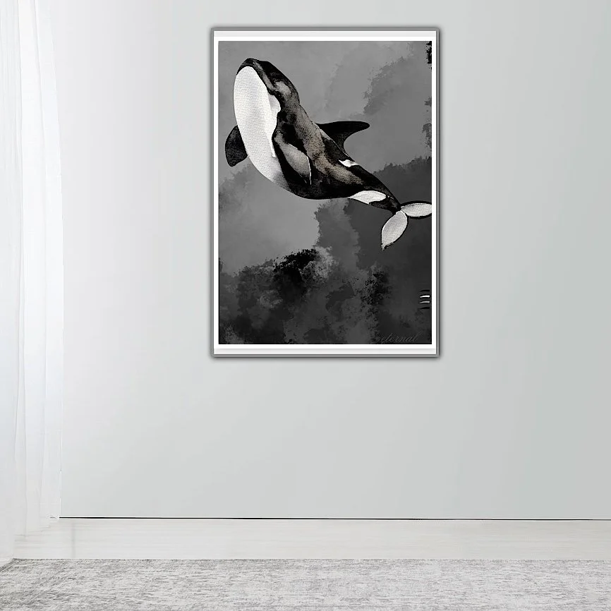Killer Whale Wall Art - Eternal Art & Design