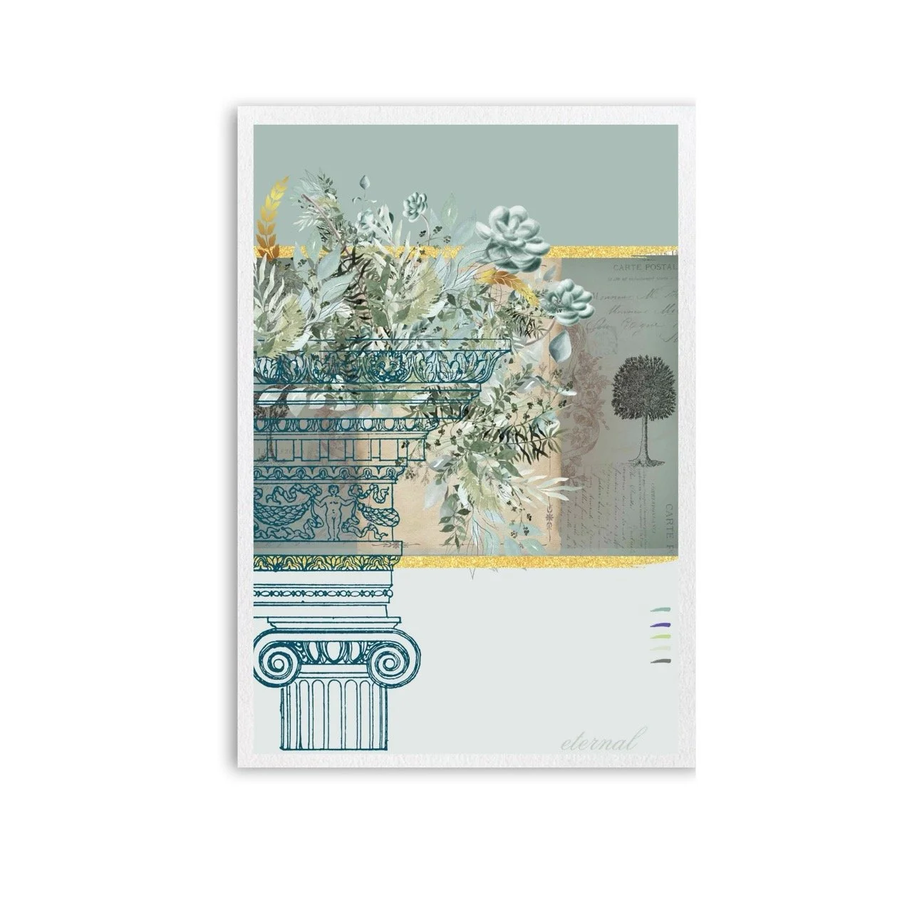 Vintage French-Inspired Botanical Print - Special Edition Wall Art Eternal Art Prints - Eternal Art & Design