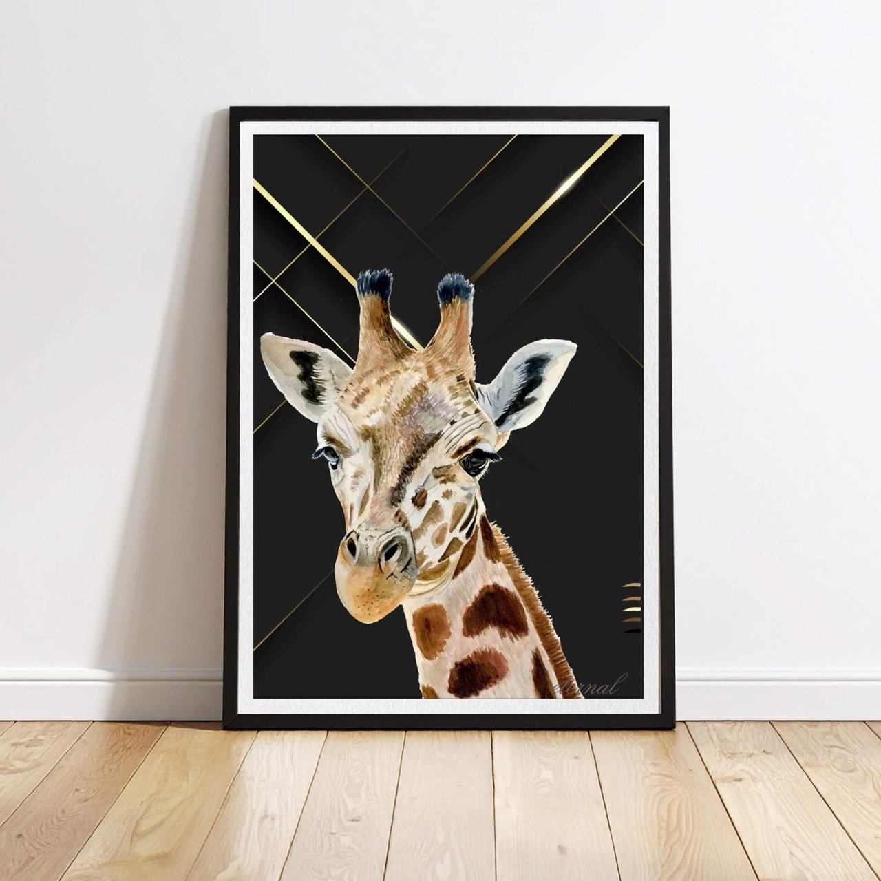 Majestic Giraffe Wall Art Print - Sydney Artist, Eternal Art Prints