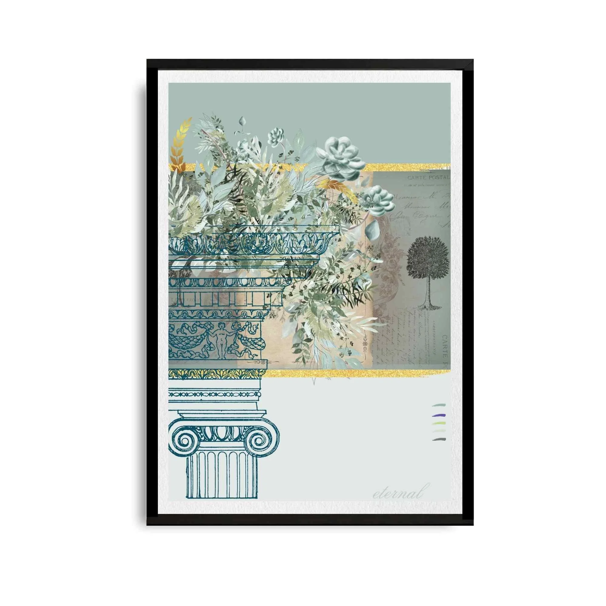 Vintage French-Inspired Botanical Print - Special Edition Wall Art Eternal Art Prints - Eternal Art & Design