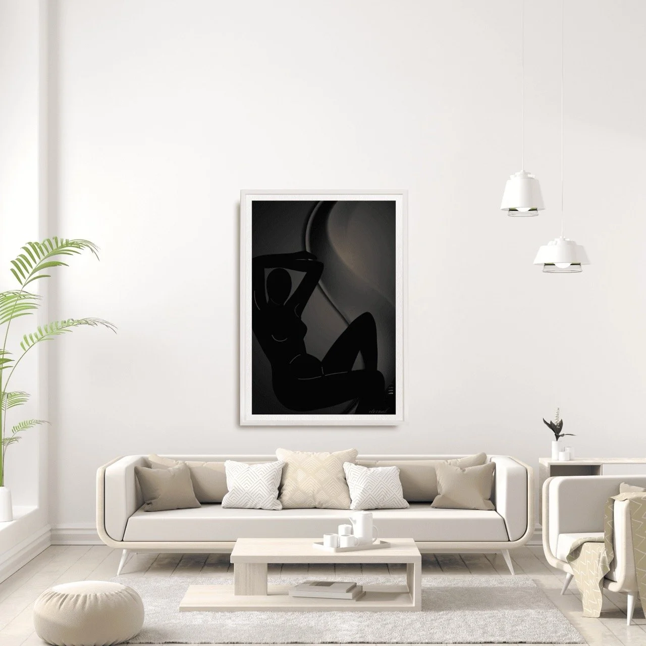 Female Mystic Silhouette Art Print, Sydney Artist - Eternal Art & Design - Eternal Art & Design