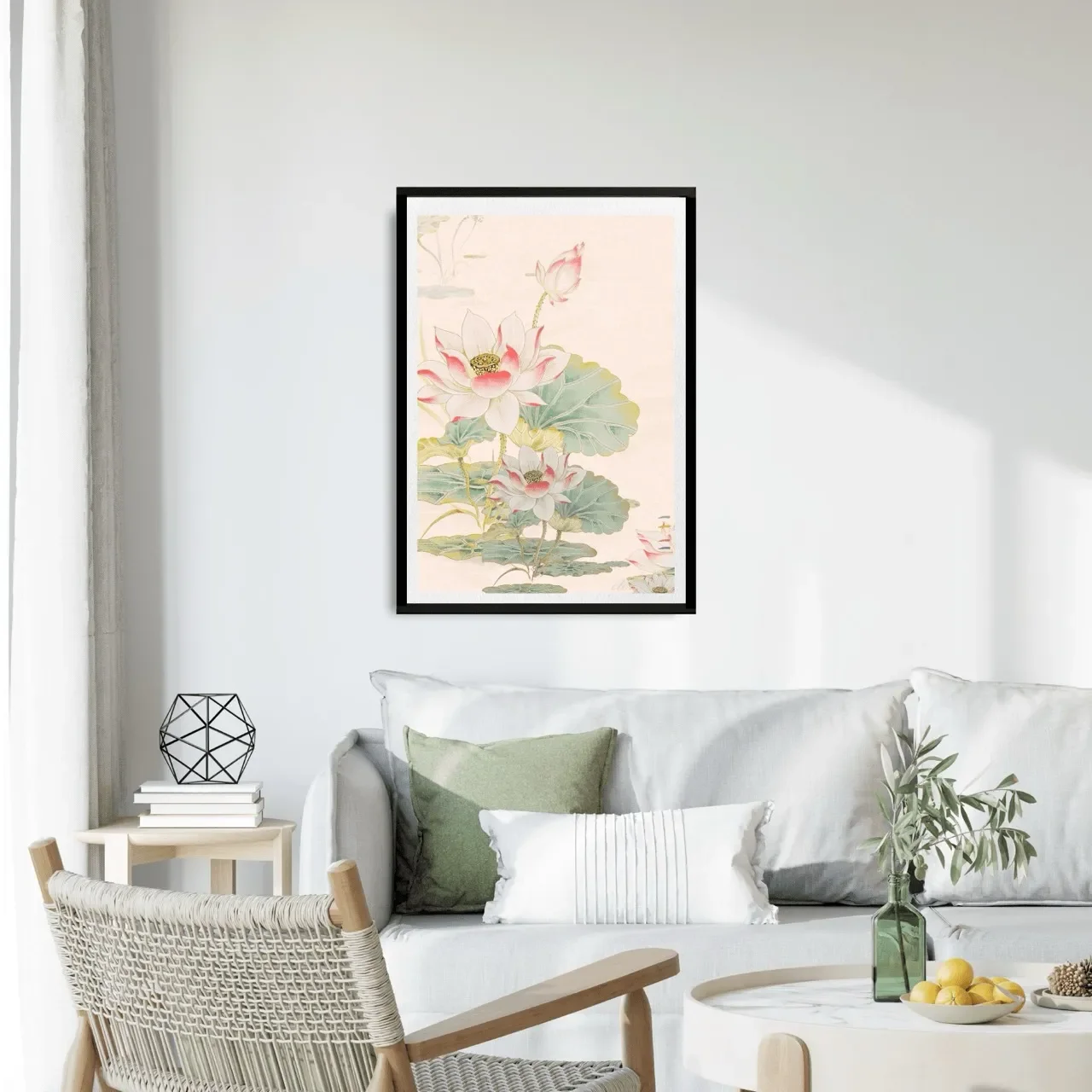 black framed oriental print. I10014 Large_converted.webp