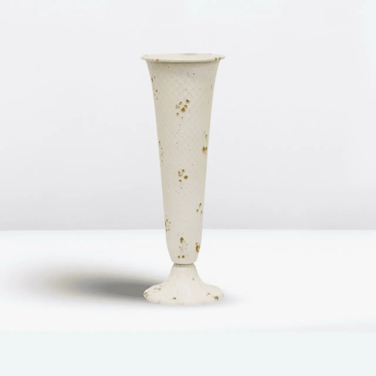 French Provincial Tall Footed Vase - 45cm White Centrepiece - Eternal Art & Design Sydney