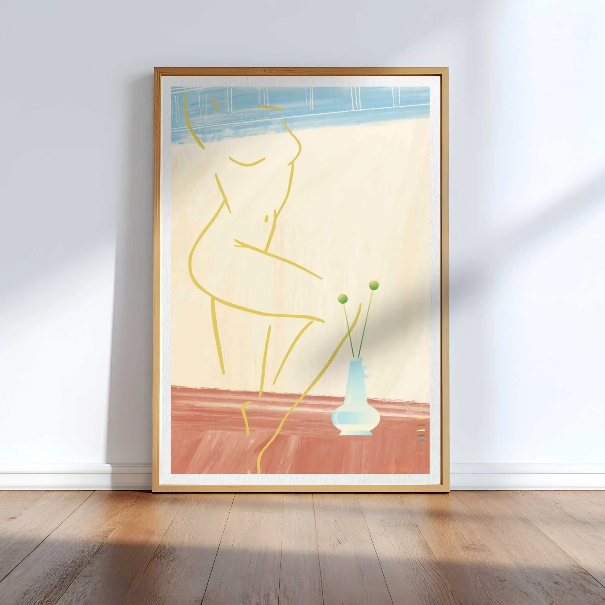 oak framed blue figure outline N10040 cnr_converted.webp