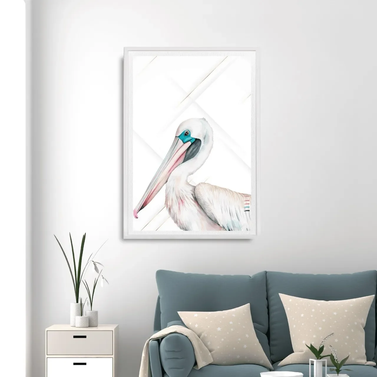 white-framed-pelican-print3.-A10037 Large_converted.webp