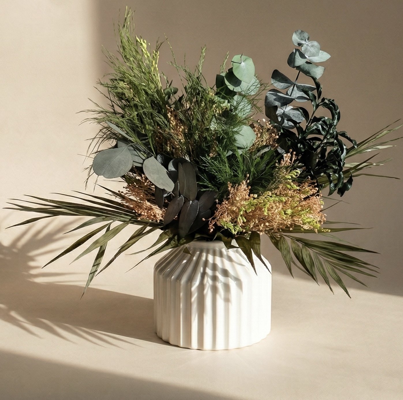 bouquet plantes stabilisées décoration intérieur