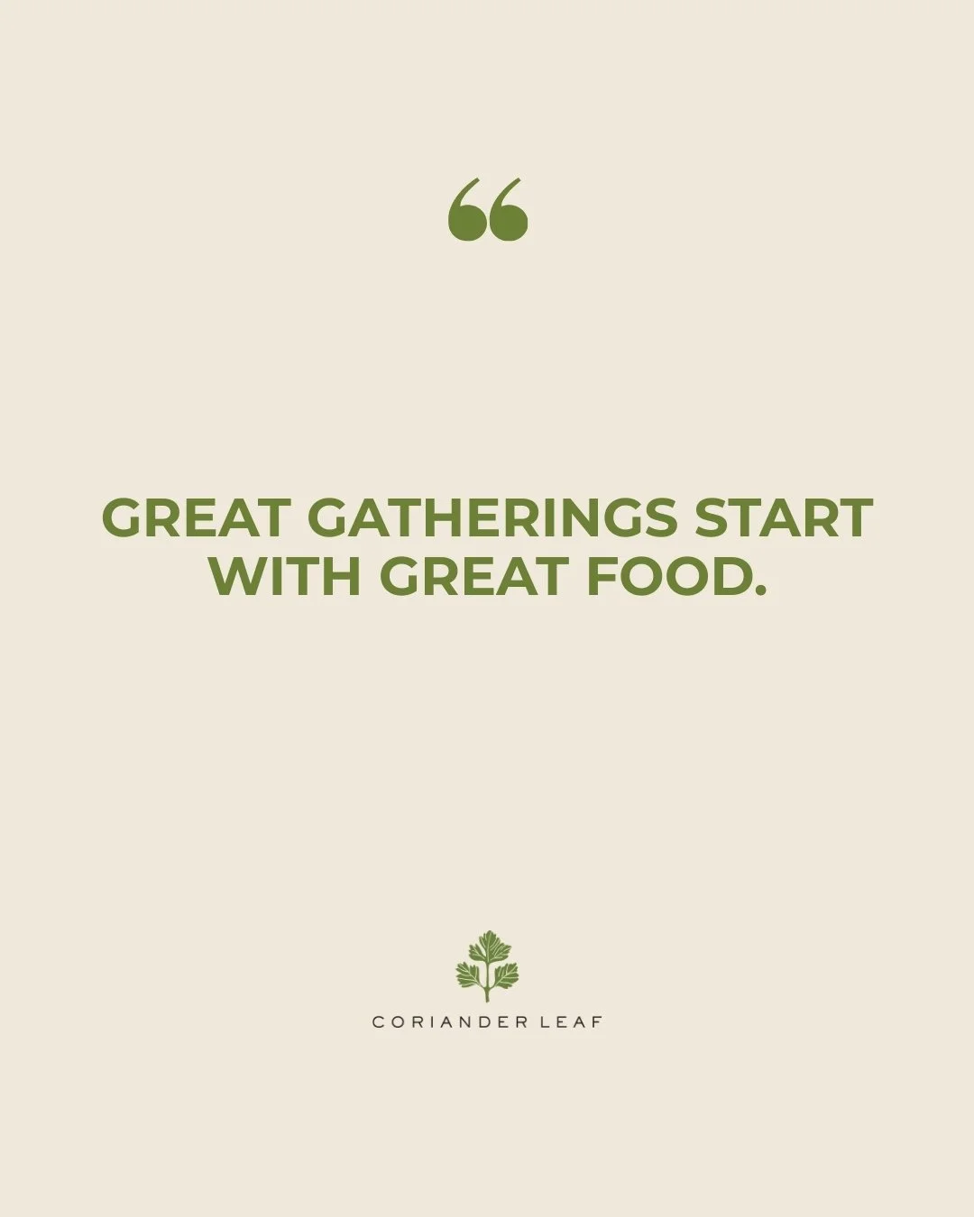 Hosting at home? Planning a venue celebration? The right food transforms the energy of a space. We bring Pan-Asian warmth wherever you are. 

DM &ldquo;HOME&rdquo; for private catering

 #corianderleafsg #addictivelyasian #PanAsian #CorporateEventsSG