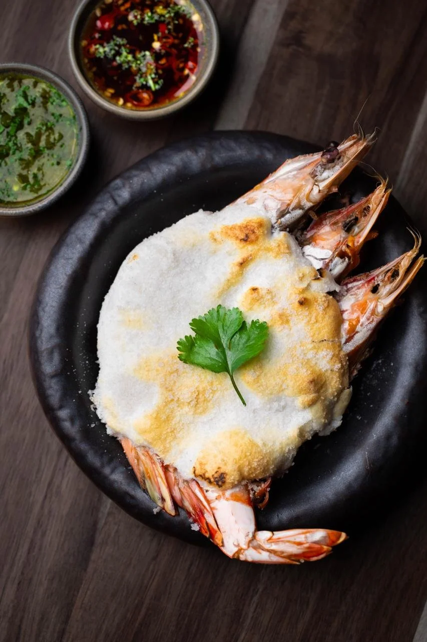 Thai Salt Baked prawns